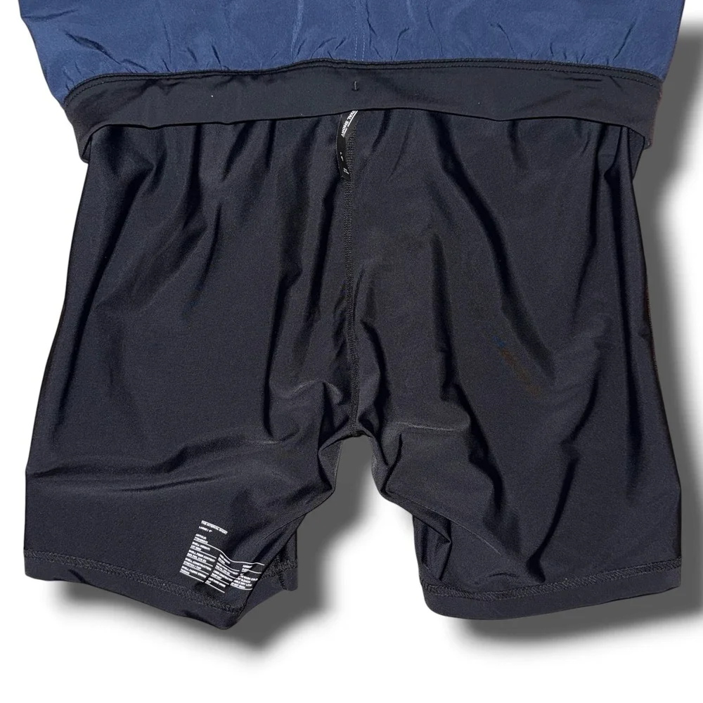 Ten Thousand Mens The Interval Short 9 Inch Navy Blue Compression Liner Large